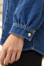 Chaqueta vaquera unisex con strass