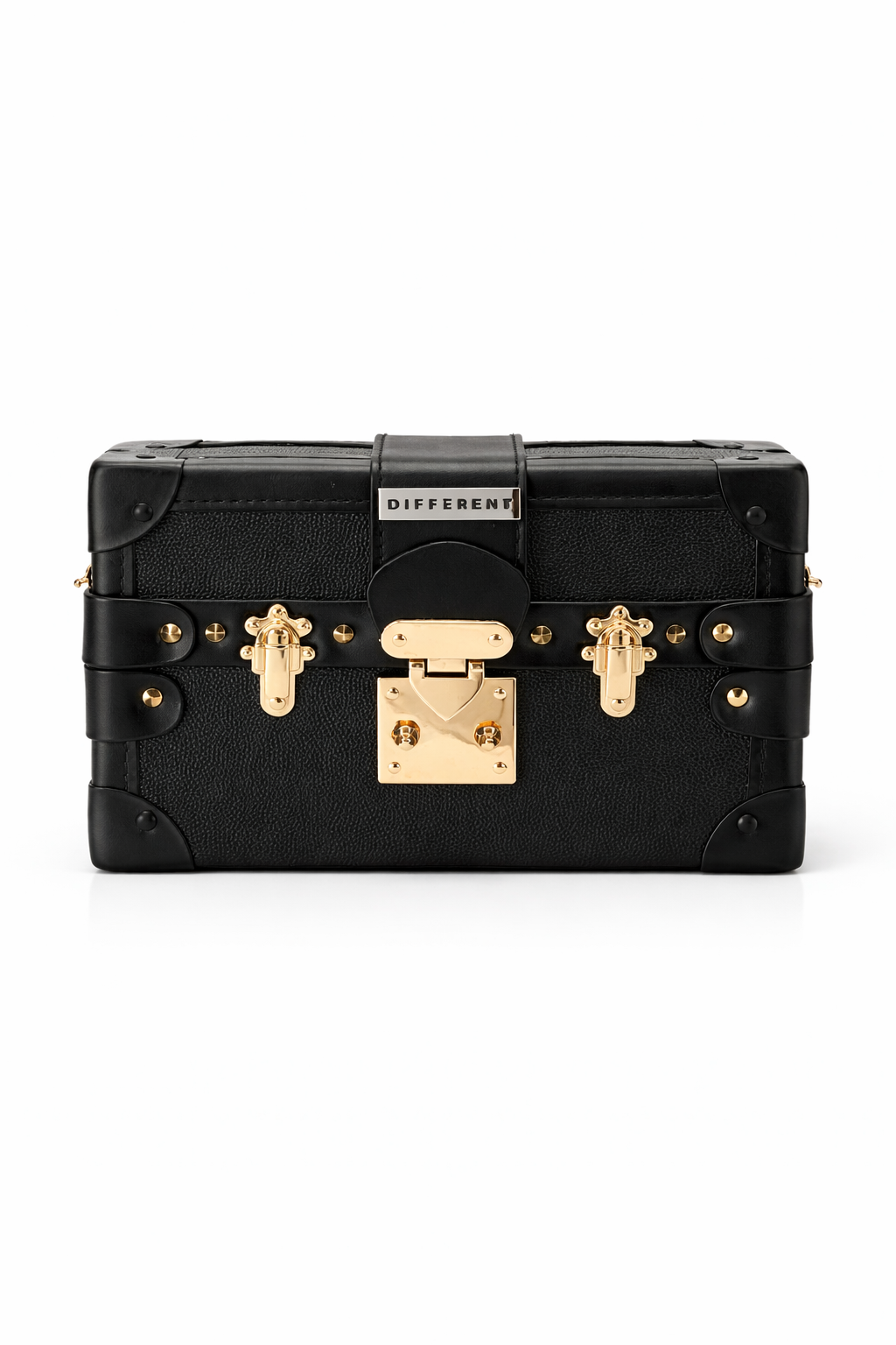 Petite sacoche bandoulière unisex noir - DIFFÉRENT