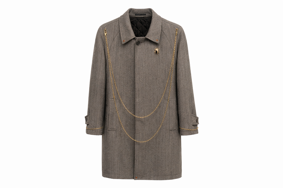 Manteau long bijoux - DIFFÉRENT