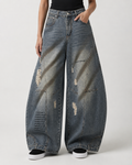 Pantalon Jean délavé Oversize Balloon