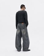 Pantalon Jean délavé Oversize Balloon