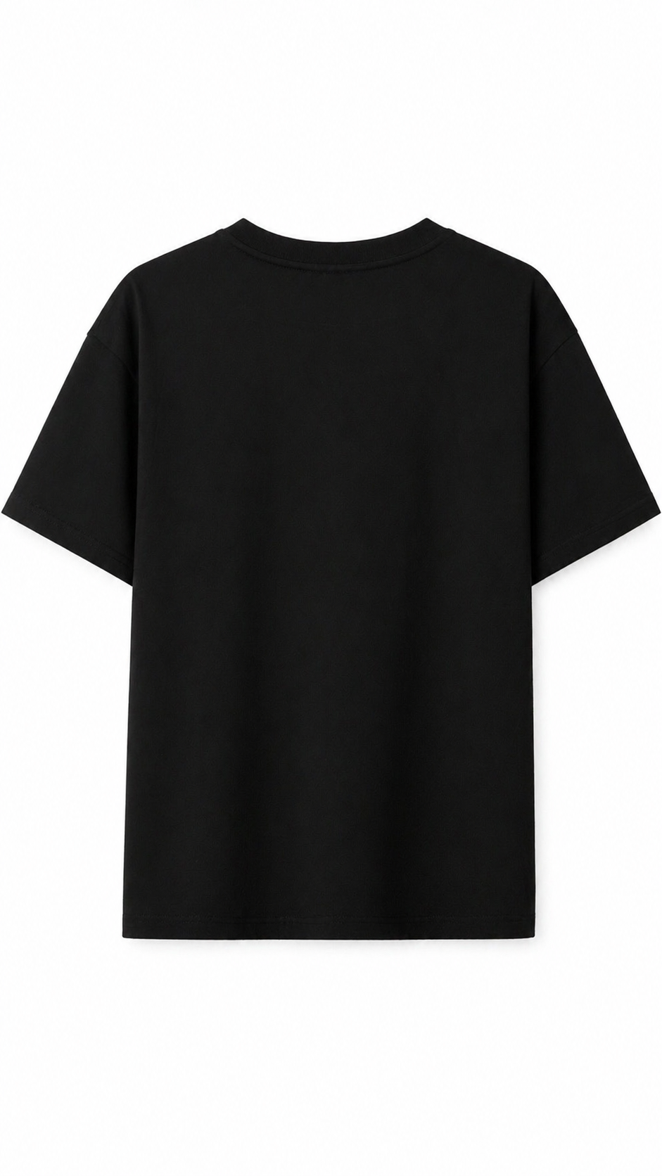 T-shirt oversize fashion noir Unisexe - DIFFERENT