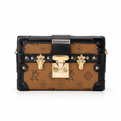 Petite sacoche bandoulière unisex caramel - DIFFÉRENT