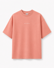 T-shirt oversize rose saumon Unisexe - DIFFERENT