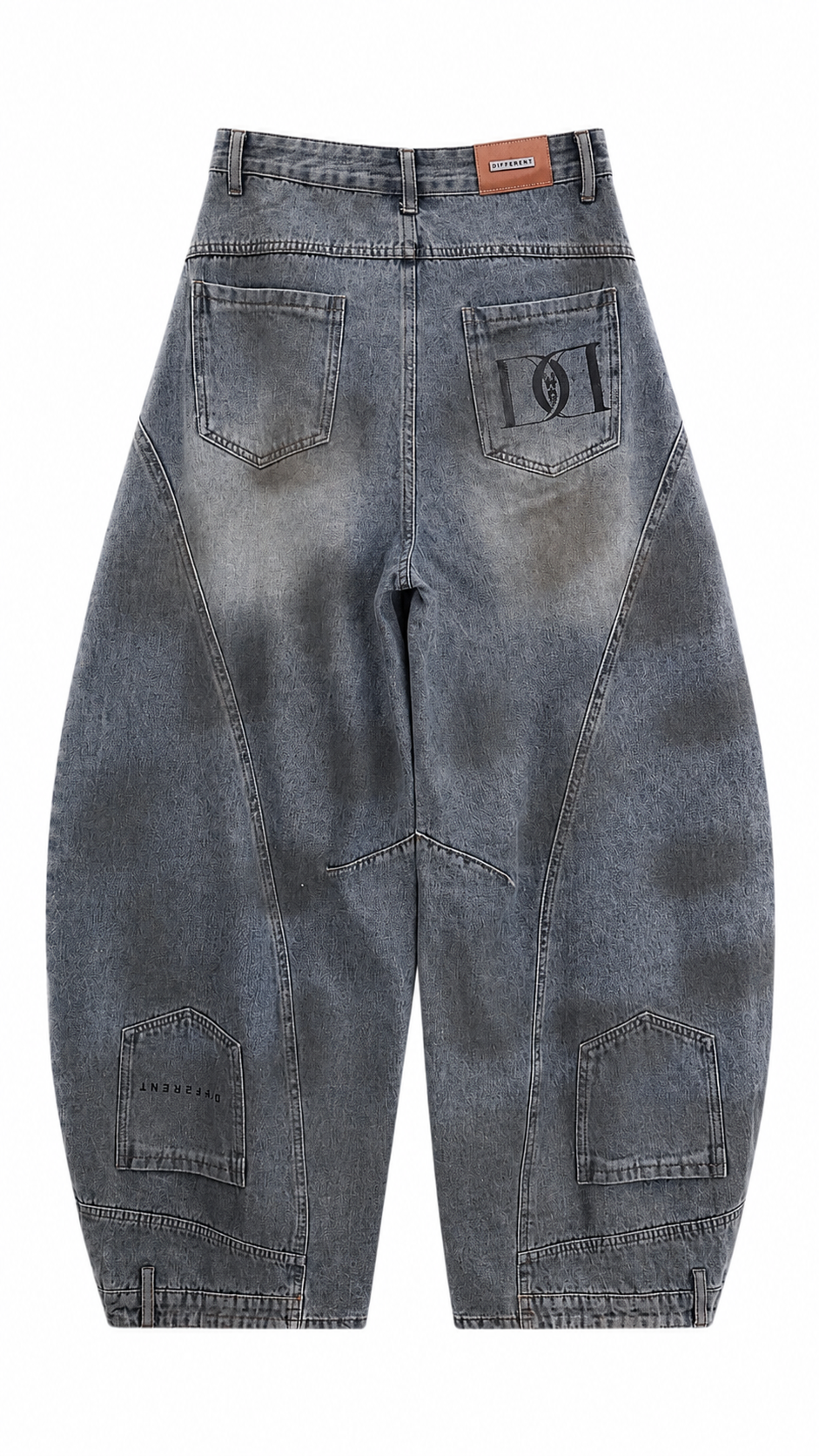 Pantalon Jean délavé Oversize Balloon