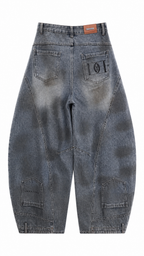 Pantalon Jean délavé Oversize Balloon