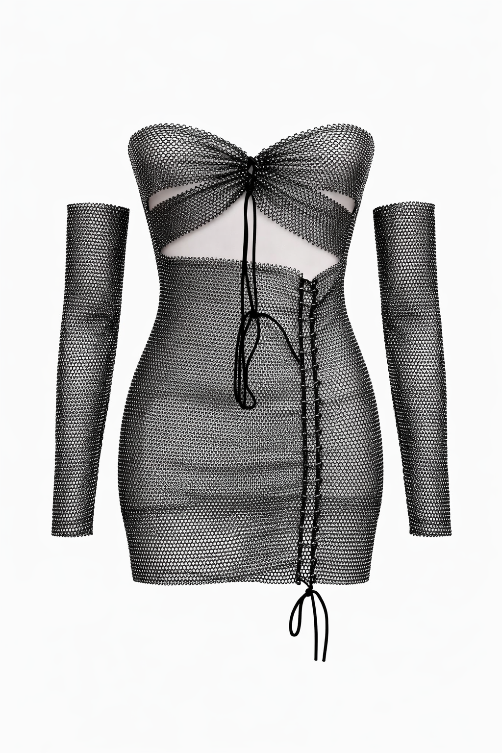 Robe en cotte de mailles et diamants - DIFFÉRENT