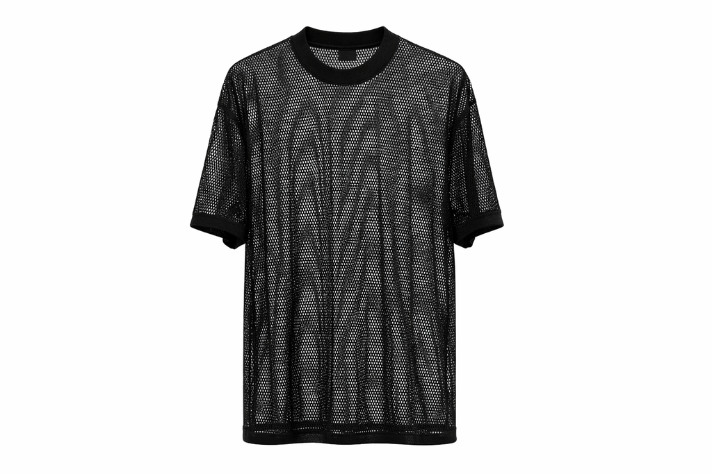 T-shirt transparent en filet - DIFFÉRENT
