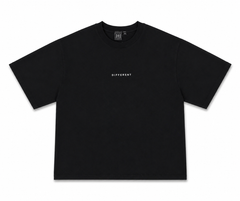 T-shirt oversize fashion noir Unisexe - DIFFERENT