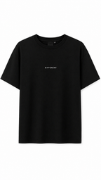 T-shirt oversize fashion noir Unisexe - DIFFERENT
