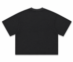 T-shirt seul de dos T-shirt gris délavé oversize streetwear paris vêtement unisexe — DIFFERENT