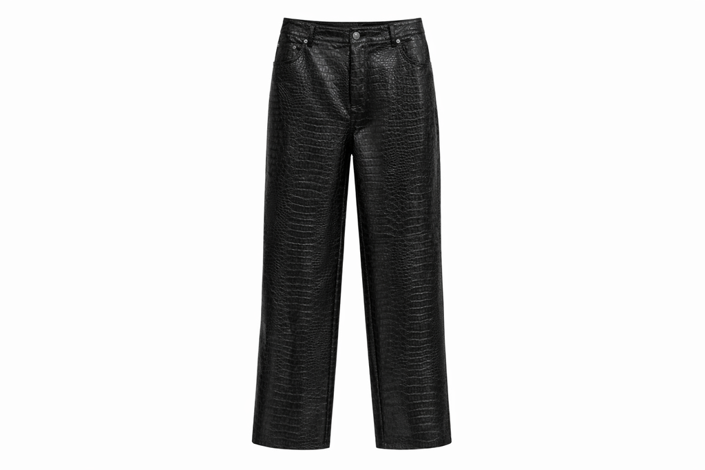 Pantalon en similicuir croco - DIFFÉRENT