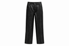Pantalon en similicuir croco - DIFFÉRENT