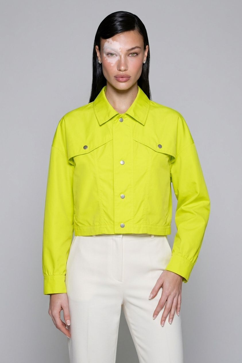 Chemise légère jaune fluo - DIFFÉRENT