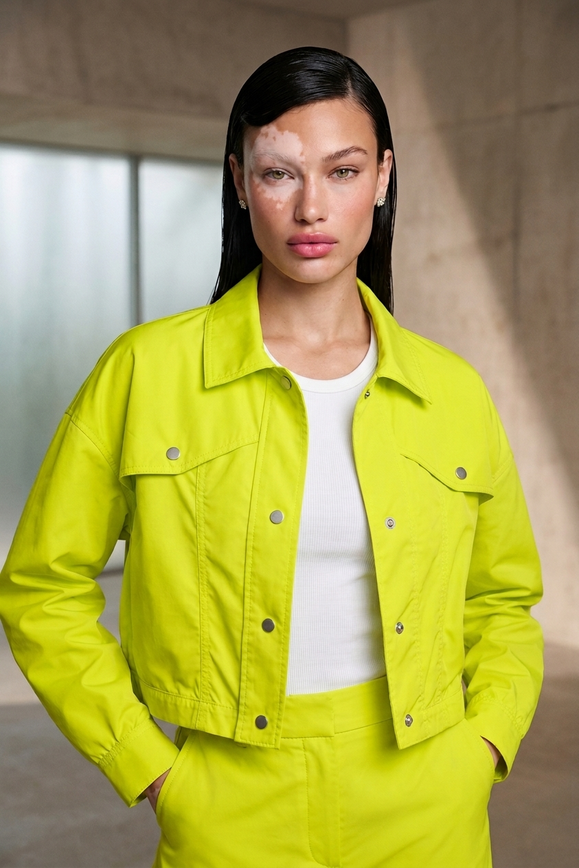 Chemise légère jaune fluo - DIFFÉRENT