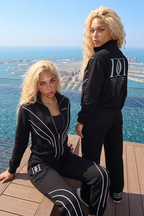 Look duo ensemble complet Ensemble survêtement jogging unisexe streetwear paris — DIFFÉRENT officiel