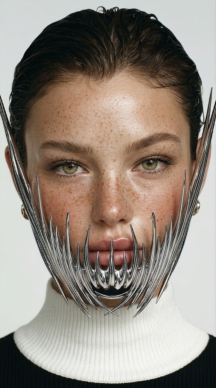 Masque facial en metal léger - DIFFÉRENT