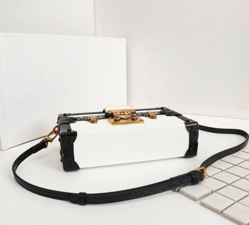 Petite sacoche bandoulière unisex blanche - DIFFÉRENT