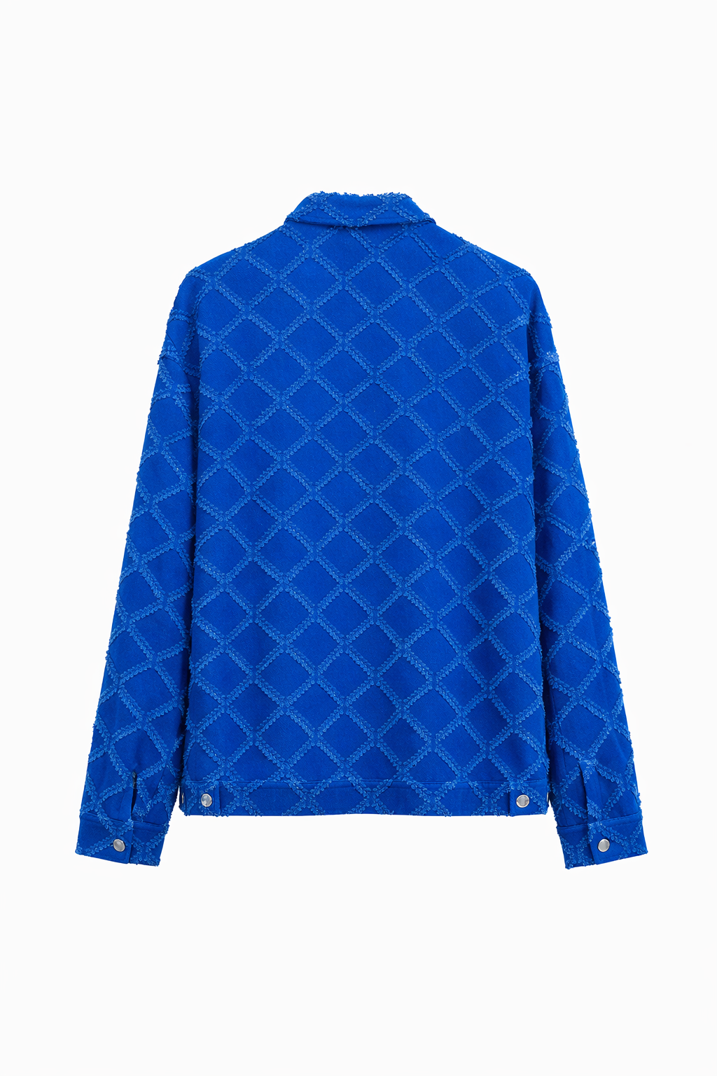 Photo produit studio Veste casual dos DIFFÉRENT bleu fond blanc édition limitée