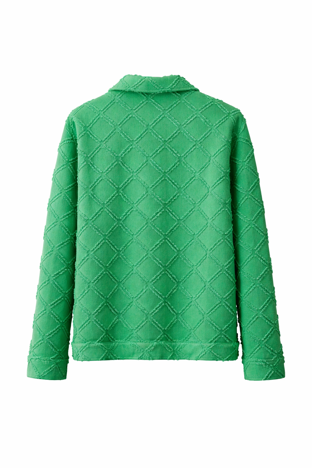 Photo produit studio Veste casual dos DIFFÉRENT vert fond blanc édition limitée