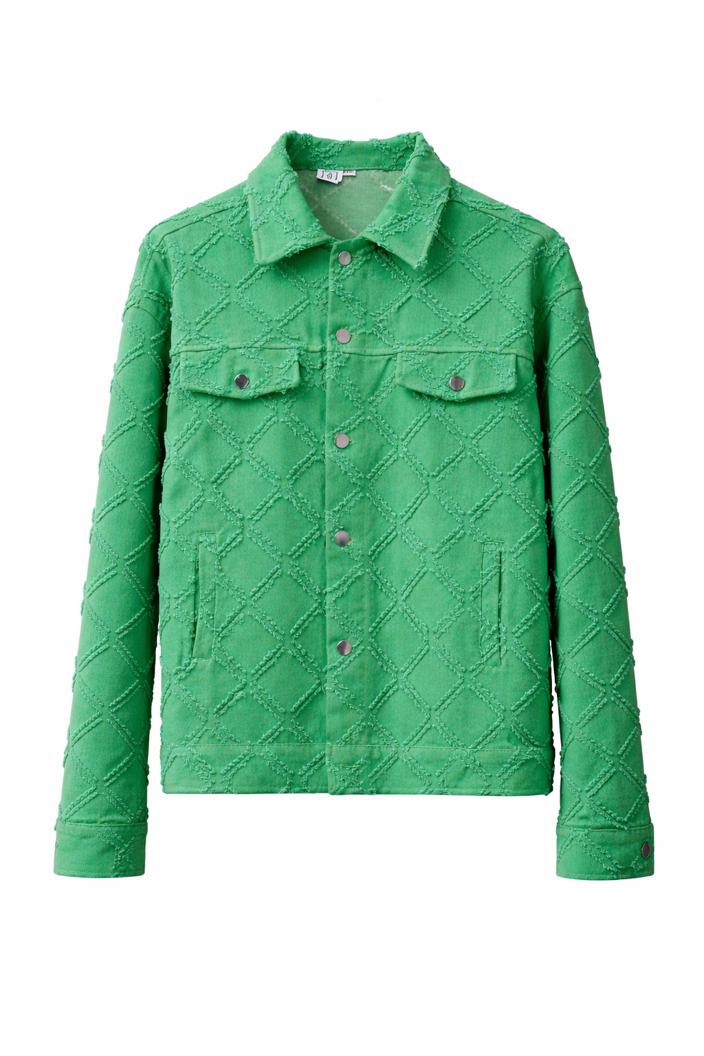 Photo produit studio Veste casual face DIFFÉRENT vert fond blanc édition limitée