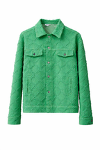 Photo produit studio Veste casual face DIFFÉRENT vert fond blanc édition limitée