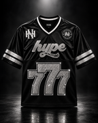 Maillot oversize Hype 777 en strass Hype Or Nothing, vue de face – DIFFERENT Paris