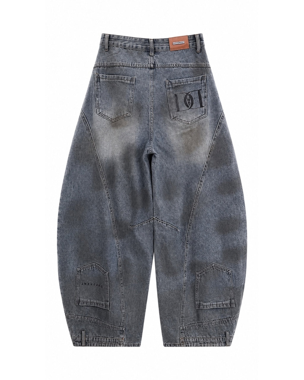 Pantalon Jean délavé Oversize Balloon