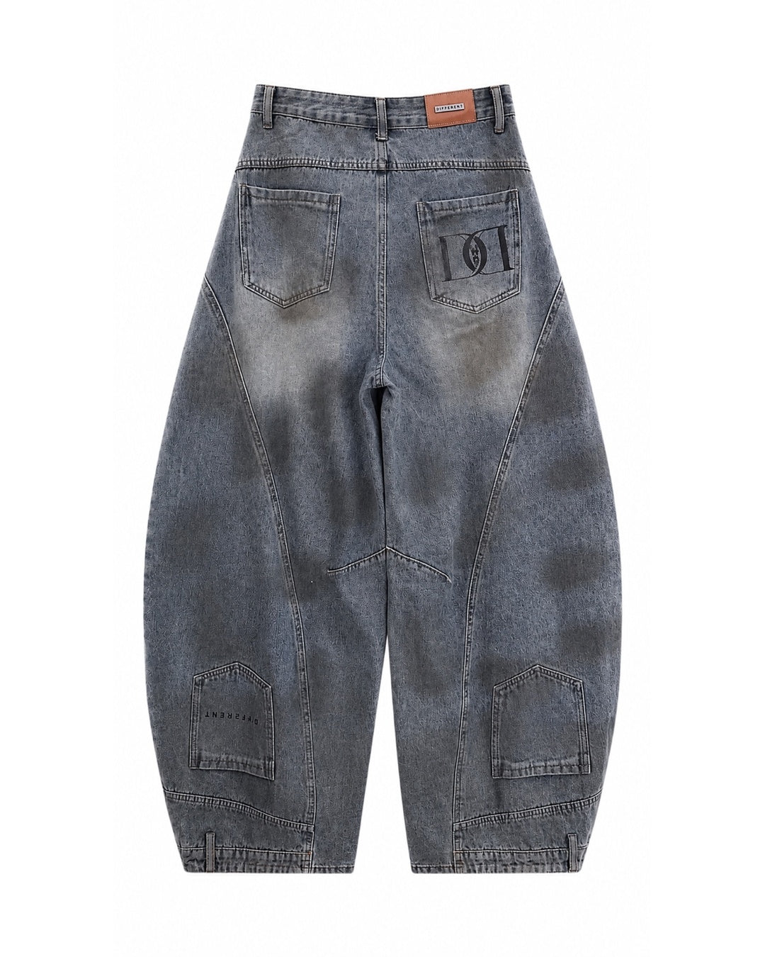 Pantalon Jean délavé Oversize Balloon